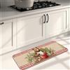 Generic Tappeto da cucina per pavimento, in stile country vintage, morbido, imbottito, confortevole, lavabile, antiscivolo, decorativo, per lavelli da cucina, lavanderia e bagno, 40 x 119 cm