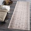 Carpeto Rugs Tappeto Cucina Orientale Floreale Pelo Corto - Tappeto Corridoio - Tappeto Passatoia Cucina - Tappeti Cucina - Tappeto per Cucina Moderni - Crema Bianca - 70 x 130 cm