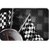 PSVOD Bandiera a scacchi Racing Zerbino Tappeto Durevole Benvenuto Mat Esterno Interno Antiscivolo Zerbino Ingresso Passaggio Cortile Garage Alto Flusso Area