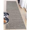 Carpeto Rugs Mazovia Tappeto per Corridoio - Passatoia Corridoio Moderne Astratto - Tappeto a pelo Corto per Ingresso, Salotto - Certificato Oeko-Tex - Corridore a Metro - Grigio 80x350cm