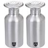 GRÄWE Set di 2 spargere patatine fritte in alluminio, saliera e spargispezie
