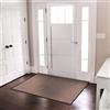 casa pura Tappeto ingresso sotto porta rina Beige-Chiaro, zerbino assorbente lavabile in lavatrice, rimuove lo sporco, retro in TPE resistente antiscivolo, passando sotto la porta 7 mm di spessore