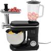 Wiyuer Frullatore elettrico da cucina, 1500 W, 3 in 1, impastatrice universale, in acciaio inox 304, per casa, cucina, ristorante, panetteria