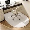 Odot Tappeto Sedia Ufficio Gaming,Moderno Tappeto Salvapavimento Antiscivolo Protettore del Pavimento Tappetino per Sedia da Ufficio con Ruote per Parquet Pavimenti Duri (gessato,90x150cm)
