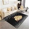 Loussiesd Tappeto Capybara glitterato 100 x 150 cm per bambini ragazzi ragazze pastello carino animale decorativo set carino capybara tappeto per soggiorno tappeto divertente a tema animale decorazione camera
