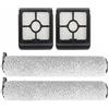 GUWIE Spazzola a Rullo for Pelucchi, Filtro Hepa, Compatibile con Midea X6 / X8 / X9 / X9 PRO / FC9 / G3 / G4 / GX3, Accessorio for lavapavimenti Pezzi di Ricambio(Set 02)