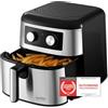 TZS First Austria Air Fryer 8 L | 80-200 °C | 8 programmi | Controllo meccanico | Rivestimento antiaderente | 1700 W | Timer | Elemento riscaldante in acciaio inossidabile