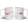 Teetaly Tazza San Valentino Personalizzata Con Nome Filo Rosso