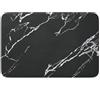 SPORTARC Tappeto da bagno multiuso in pietra di diatomite, ad asciugatura rapida, antiscivolo, per cucine e corridoi, 60 x 40 cm, colore: nero