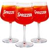 Sprizzer - Set Bicchieri Spritz x12, Bicchieri Plastica Rigida Lavabili, per Sprizzer Machine per lo Spritz, per Aperitivo, Infrangibili ed Eleganti, in Tritan, 10x10x17 cm, Made in Italy