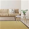 Floordirekt - Tappeto in sisal Amazonas, 9 misure disponibili, colore: naturale, Cappuchino/Sahara, 200 x 200 cm