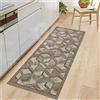 By Suardi Tappeto Suardi Passatoia Cucina Bagno Modello Hypnotic col Fango Made in Italy (55x190)