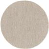 RugVista Cameron, Tappeto per interni ed esterni, Moderni, Ø 100 cm, Rotonda, Pelo medio, Corridoio, Porch, Lavabile solo a mano, Resistente ai raggi UV, Beige