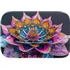 Generico Fiore 3D 51 Tappeto da Bagno in Memory Foam Assorbente e Antiscivolo, Design Moderni, Microfibra Morbida e Lavabile, Asciugatura Rapida, Ultra Confortevole - M