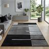Carpetsale24 Tappeto per Soggiorno 280 x 370 cm Grigio- Design Moderno Tappeto Rettangolare a Pelo Corto per Cucina, Sala da Pranzo e Camera da Letto, Morbido e Facile da Pulire