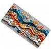 Tex family Tappeto Cucina Runner Antiscivolo - Fantasia Sassi Mare Colorata - Made in Italy, Ultra Sottile e Lavabile - Cm. 50x300
