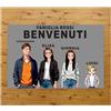 Social Crazy Tappeto zerbino personalizzato - Famiglia Anime - cocco naturale ideale per ingressi (Cocco Naturale, 60x40 cm)