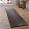 Paco Home Tappeto Salotto Pelo Lungo Corridoio Camera Da Letto Shaggy Morbido Tappeto Finta Pelliccia Moderno Monocolore, Dimensione:80x300 cm, Colore:Grigio Scuro