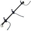 Generic Gancio per ghirlanda, supporto per telaio porta, decorazione per le vacanze, asta telescopica in metallo, barra di tensione regolabile, decorazione stagionale per ingresso interno ed esterno