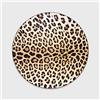 HAHII Moderni Tappeti Rotondi Stampa leopardata 80CM Soggiorno da Letto Morbido Velluto Tappetino Home Decor Facile da Pulire