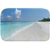 Generico YHIT onde da spiaggia 1099 Tappetino da Bagno in Memory Foam 80 × 50 cm - Antiscivolo, Assorbente, Lavabile in Lavatrice, Asciugatura Rapida e Morbido