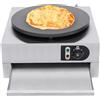 WINPANG Padella elettrica professionale Crepe Crepes Maker Creperie, 3 KW, 220 V, con piastra in ghisa antiaderente da 40 cm, per uso domestico, spuntini e cibo, inclusa spatola di legno