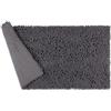 HomeLife - Lussuoso Tappeto Bagno Antiscivolo in Ciniglia [50X80] Tappeto Bagno Assorbente e Extra Morbido, Ideale come Tappeto Doccia Assorbente, Lavabile in Lavatrice [Grigioscuro]