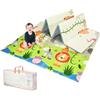RELAX4LIFE Tappetino Pieghevole da Gioco con Borsa, 200 x 180 x 1,4cm, in Schiuma Espansa e Antiscivolo, Ripiegabile da Pavimento per Bambini (MODELLO 2)