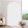 CEIEVER Copertura di sfondo dell'arco di nozze 180 x 80 cm, CEIEVER arco copertura di sfondo rotonda superiore per decorazione di festa di compleanno