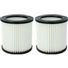 vhbw 2x elemento filtrante compatibile con Nilfisk Buddy II 18, II 18 Inox aspiratore secco/umido