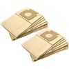 vhbw 20x sacchetto compatibile con Miele S128, S110, S125, Mondia, S120, S126, S127 aspirapolvere - tipo B 22cm x 14,5cm color sabbia