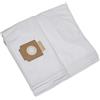vhbw 5x sacchetto compatibile con Würth TSS 12, TSS 12 ECO, TSS12 Compact aspirapolvere - microfibra, 36cm x 23,5cm Bianco