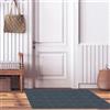 GOUBO Tappeto da Esterno 80 x 160 cm Lavabile, Resistente Allo Sporco Tappeto D'Ingresso per Interni Interno Esterno per Porta Casa e Corridoio, Grigio