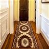 Mazovia Tappeto per Corridoio - Passatoia Corridoio Orientale - Tapis Salon, Chambre, Cuisine e Corridoio - Certifié Oeko-Tex - Tapis de Couloir au Metre - Marrone - 90x250 cm