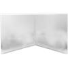 Durashmall Piastra deflettore pieghevole in acciaio inox per fornello a gas, paraspruzzi d'olio, protezione da cucina, isolamento termico, non facile da pulire, design regolabile su tre lati (29 x 40