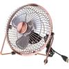 Vdaxvme 4/6 Piccolo ventilatore da tavolo USB Ventilatore Silenzioso Metallo Forte Flusso daria 360 Gradi Regolabile Ventola di Raffreddamento Per Desktop Esterno