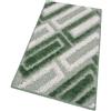 emmevi Tappeto Bagno Moderno Morbido Soffice Assorbente Asciugapassi Antiscivolo Lavabile 50x110 Cm Verde