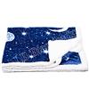 lovelyhome Lovely Home - Coperta 2 piazze matrimoniale Plaid agnellato cm 210X240 Planet Moon Luna e Stelle