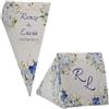 PV Grafik Pz 24 Cono Portariso Matrimonio Personalizzato, Cono Portariso Chiuso Matrimonio Personalizzato, Personalizza e seleziona la quantità desiderata. (Matrimonio 4)
