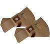 vhbw 20x sacchetto compatibile con Ghibli AS 10 aspirapolvere - 28cm x 19,5cm color sabbia