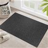 XUCHOU Tappetino Antiscivolo 45 x 90 cm Antiscivolo, Assorbente Pezzi Zerbino Ingresso Varie Misure e Colori per Corridoi, Porte Esterne, Nero