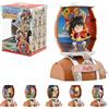 YuMe 15329 - Capsula Barrel di One Piece, 1 di 6 mini figure con barile, figura da collezione con supporto da esposizione, merchandising anime per i fan della serie