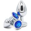 Jrxprxinps CP-Utensili In Acciaio Inox Con Diamanti Blu (3 Pezzi) ânâlṤ Dónna Plúg Anàlé bÛtt plÛg ḀnâlêŜêx Amǎl pḼÛgs Metalló ânâl plây plÛgṤ ânâlplÛg Bêginnêr