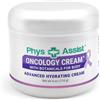 PhysAssist Oncology Cream 118 g Pre Mid Post raggi chemio trattamento lenitivo e idratante per la pelle danneggiata sotto chemio o radiazioni, terapia della pelle incolore