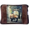Generico Borsa Acqua Calda Elettrica Ricaricabile con tasca scalda mani riscalda mani piedi (Vespa Marone)