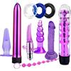 EVANEM [10 pezzi] SexShop Hot Coppie portatili Yoga gioco Accessorio Set principianti Yoga Kit-K20 (Viola-2, Stile2)