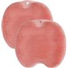 Generic 2 spugne per doccia e piedi per uso nella doccia, massaggio in silicone con ventose, scrubber da parete per la schiena, per uomini e donne (rosa)