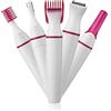 BANAN 5 in 1 Epilatore femminile Donne Corpo Viso Rasoio Multifunzionale Rasoio da barba Lady Depilatore Impermeabile Portatile Rasoio elettrico per le Donne Area Uomini Viso Piccolo Cordless Impermeabile