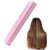 Generico Spazzola Lisciante Ceramica Elettrica Per Capelli, Piastra Per Capelli Wireless Portatile Senza Fili Mini Usb Da Viaggio, 3 Temperature 130°C-180°C, Guscio Antiscottatura,Regalo Viaggio Per Casa