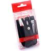 Solingen - Set di tagliaunghie da viaggio Tarko per manicure, kit da 4 pezzi per la cura delle unghie con elegante custodia in pelle e custodia per...